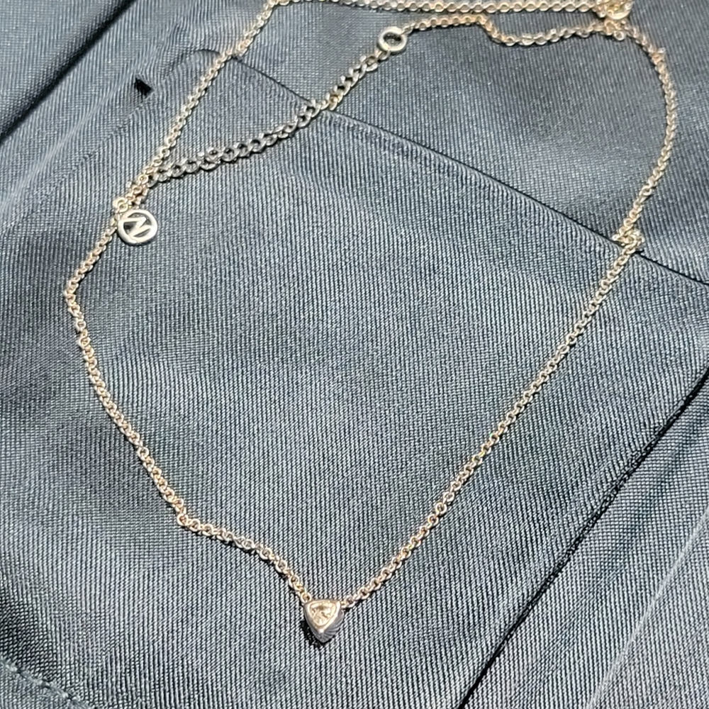 Mejuri Trillion Cut Necklace